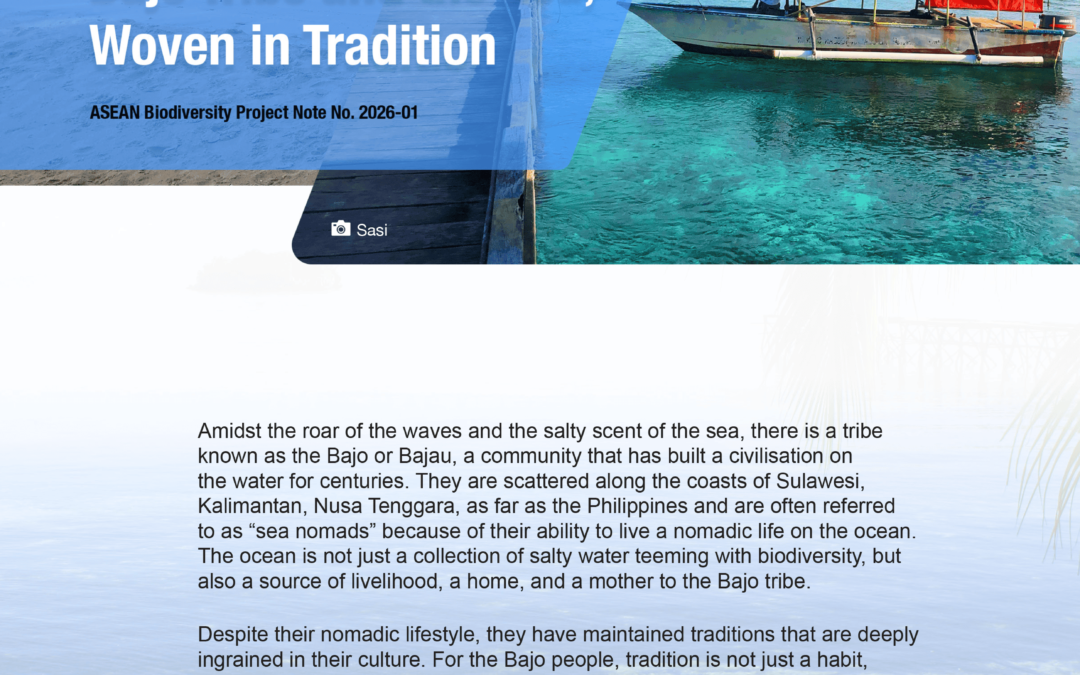 The Harmony of the Bajo Tribe and the Sea, Woven in Tradition